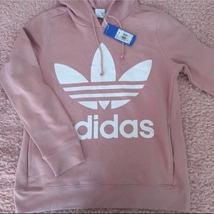 NWT Adidas blush pink hoodie